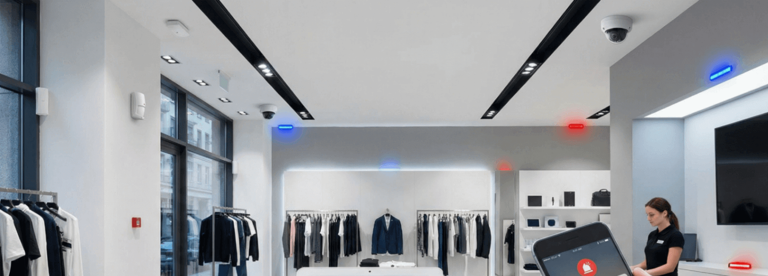 Охранная сигнализация в магазине