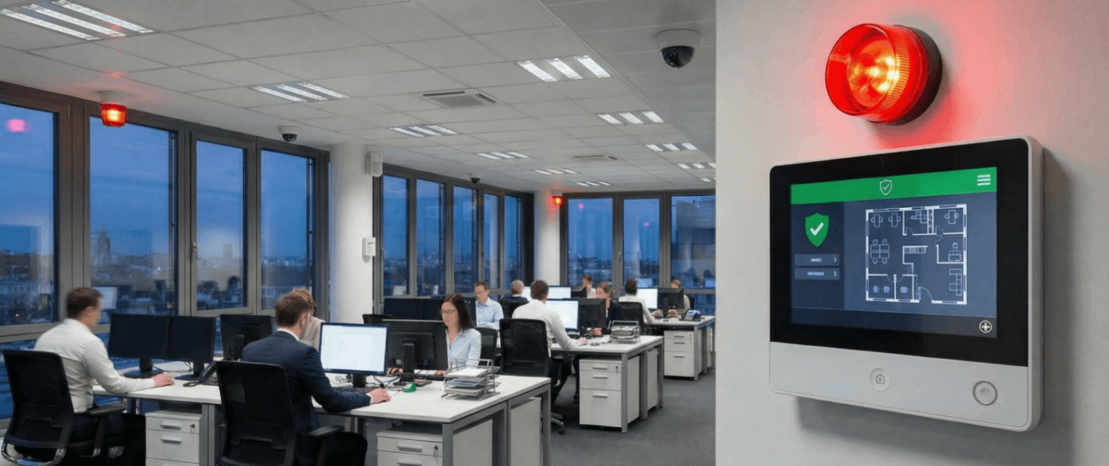 Охранная сигнализация в офисе
