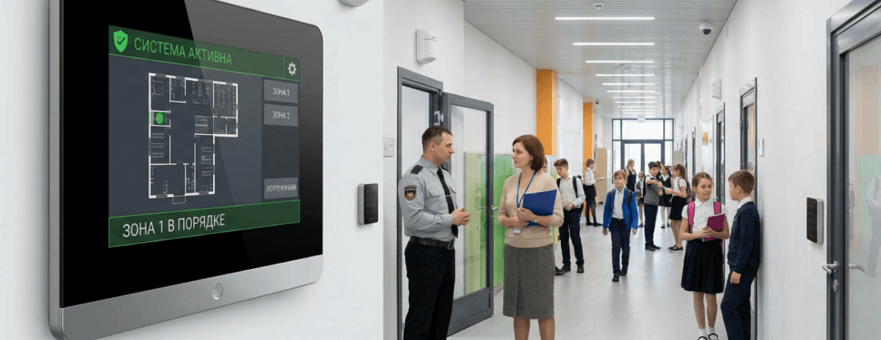 Охранная сигнализация в школах