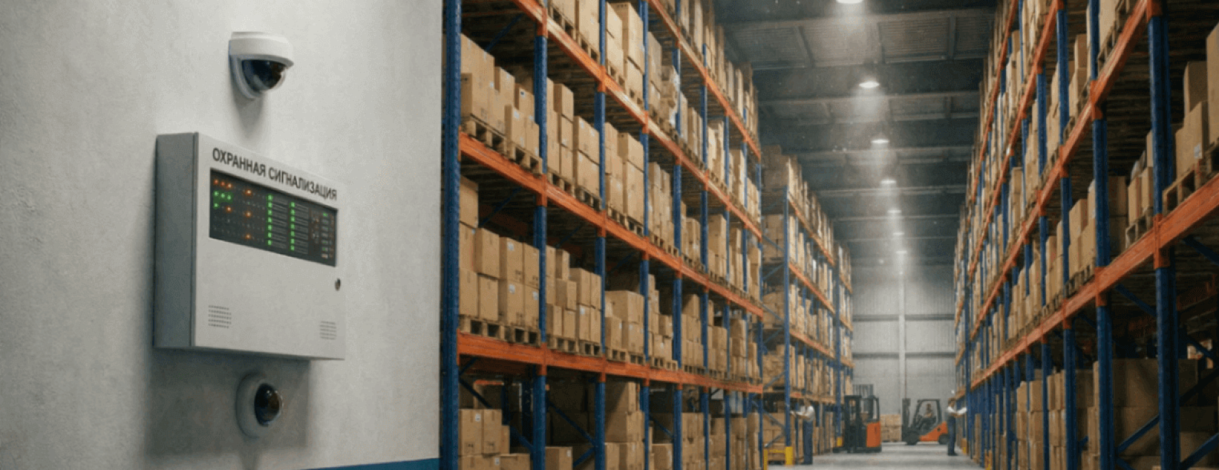 Охранная сигнализация для склада